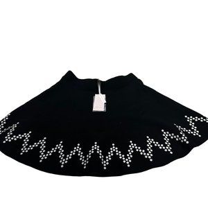 Candie's Women's Size XS Short Circle Skirt Black New With Tags